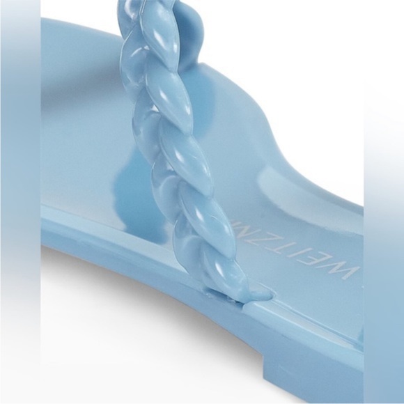 Stuart Weitzman Braida Sawyer Jelly Sandals Sz 8 TURQUESA - Picture 5 of 6